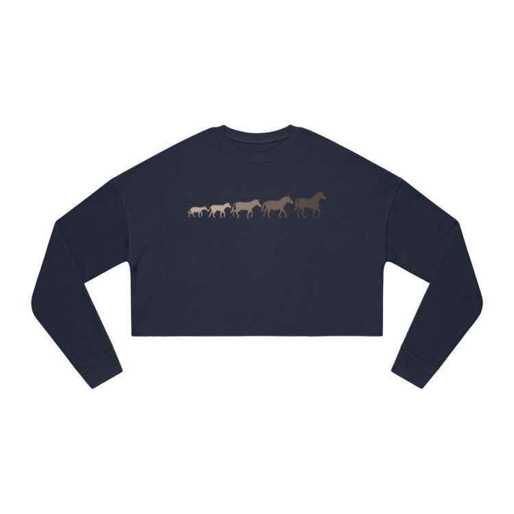 Evolution Women's Cropped Sweatshirt - Unplugged Collection - Image 9