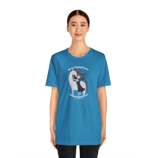 Copy of Horses Help Human Official Jersey Short Sleeve Tee (Unisex) - Image 46