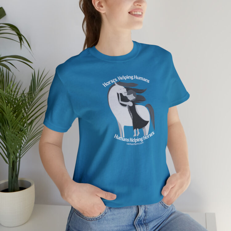 Copy of Horses Help Human Official Jersey Short Sleeve Tee (Unisex) - Image 43