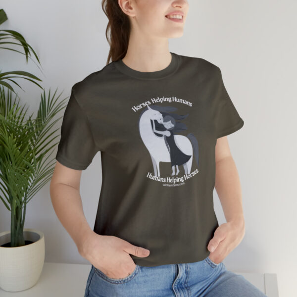 Copy of Horses Help Human Official Jersey Short Sleeve Tee (Unisex) - Image 31