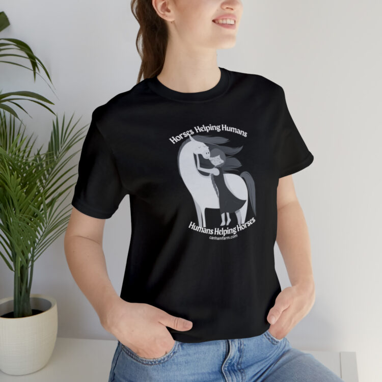 Copy of Horses Help Human Official Jersey Short Sleeve Tee (Unisex) - Image 19