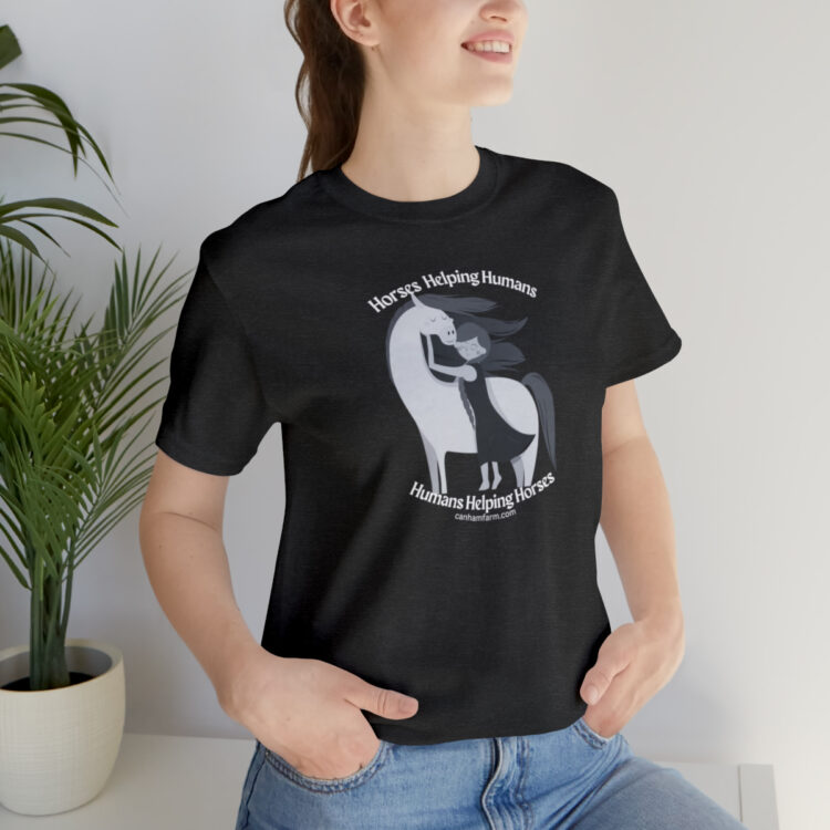 Copy of Horses Help Human Official Jersey Short Sleeve Tee (Unisex) - Image 73