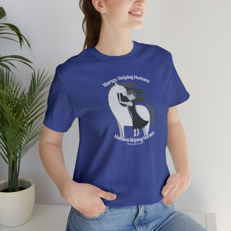 Copy of Horses Help Human Official Jersey Short Sleeve Tee (Unisex) - Image 61