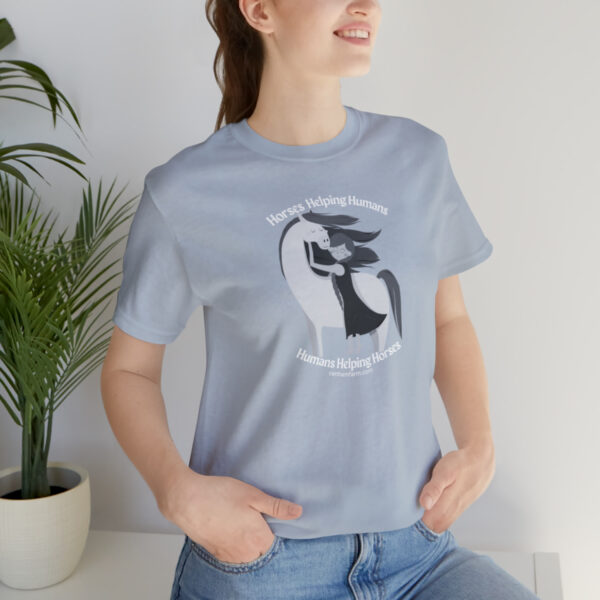 Copy of Horses Help Human Official Jersey Short Sleeve Tee (Unisex)