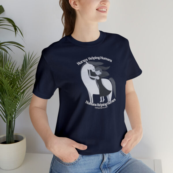 Copy of Horses Help Human Official Jersey Short Sleeve Tee (Unisex) - Image 85