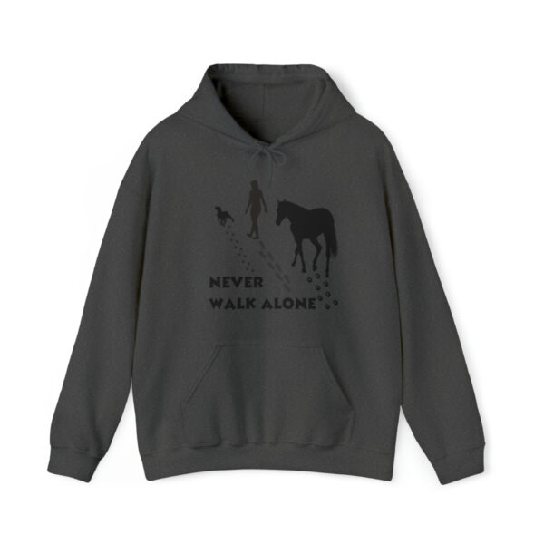 Unisex "Never Walk Alone" Heavy Blend Hooded Sweatshirt in Several Colors - Image 17