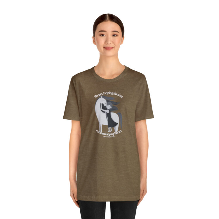 Copy of Horses Help Human Official Jersey Short Sleeve Tee (Unisex) - Image 28