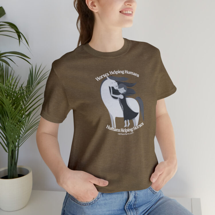 Copy of Horses Help Human Official Jersey Short Sleeve Tee (Unisex) - Image 25