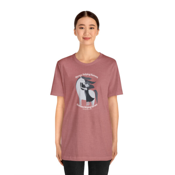 Copy of Horses Help Human Official Jersey Short Sleeve Tee (Unisex) - Image 16