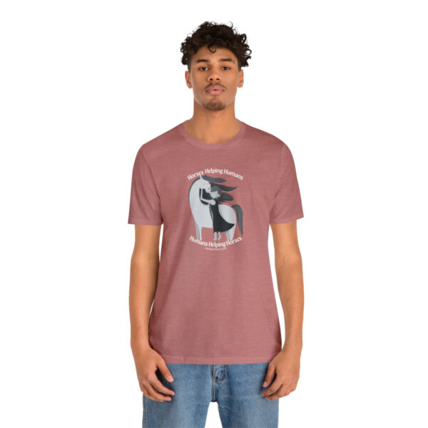 Copy of Horses Help Human Official Jersey Short Sleeve Tee (Unisex) - Image 17