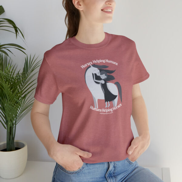 Copy of Horses Help Human Official Jersey Short Sleeve Tee (Unisex) - Image 13