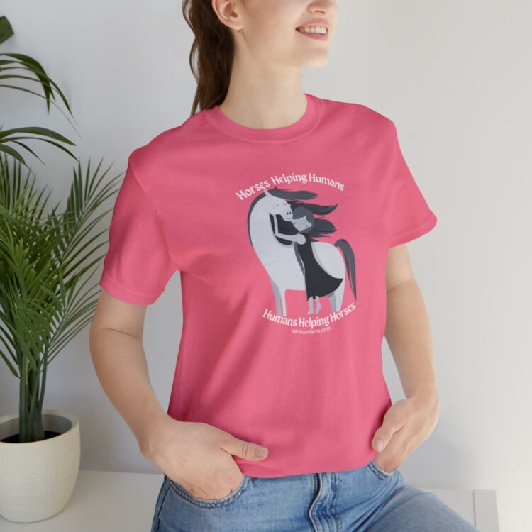 Copy of Horses Help Human Official Jersey Short Sleeve Tee (Unisex) - Image 91