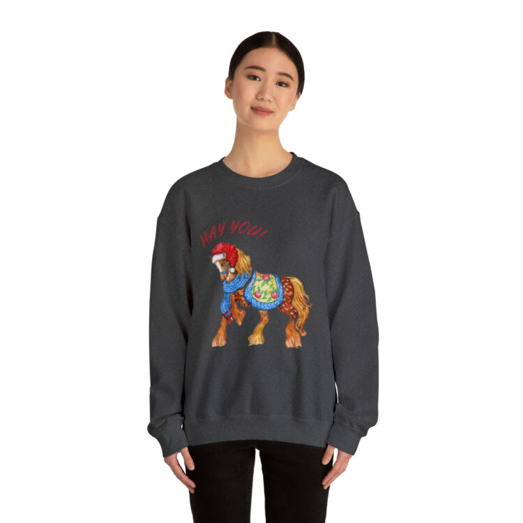 HAY YOU! Ugly Christmas Sweatshirt (Horse Theme) - Image 29