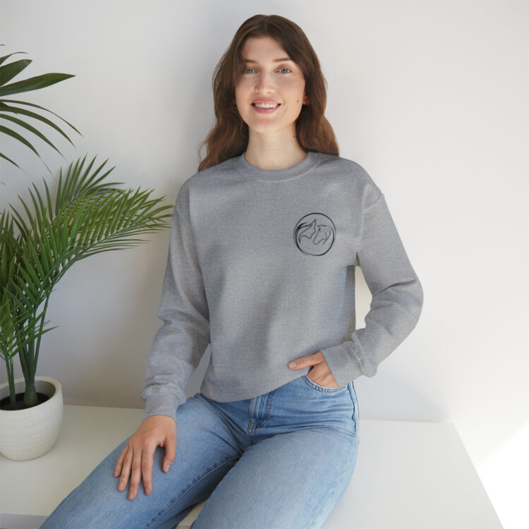 Canham Farm Logo Unisex Heavy Blend™ Crewneck Sweatshirt - Image 21