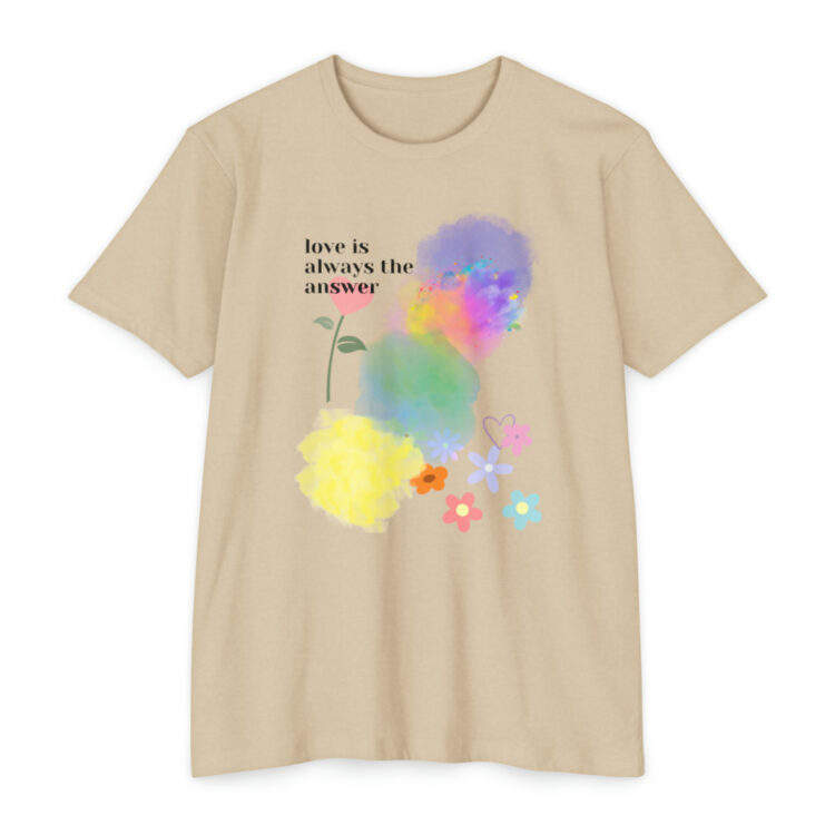 Love is Always The Answer Ladies Oversize T-shirt - Image 8