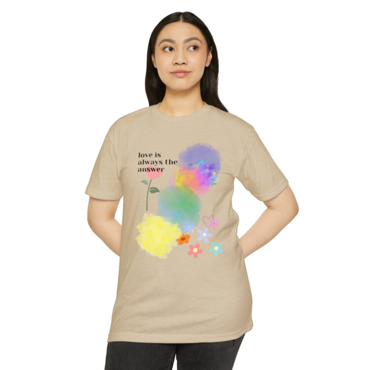 Love is Always The Answer Ladies Oversize T-shirt - Image 10