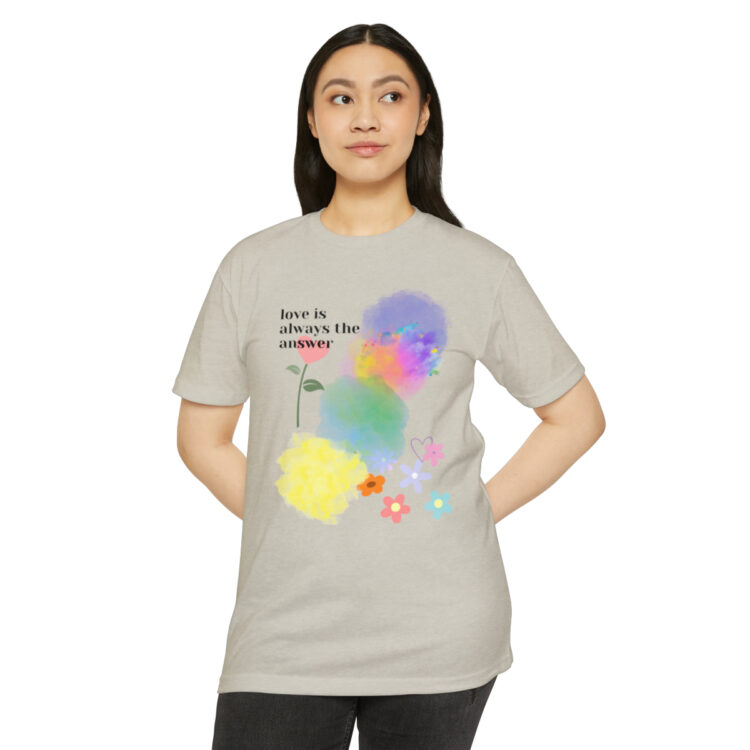 Love is Always The Answer Ladies Oversize T-shirt - Image 5