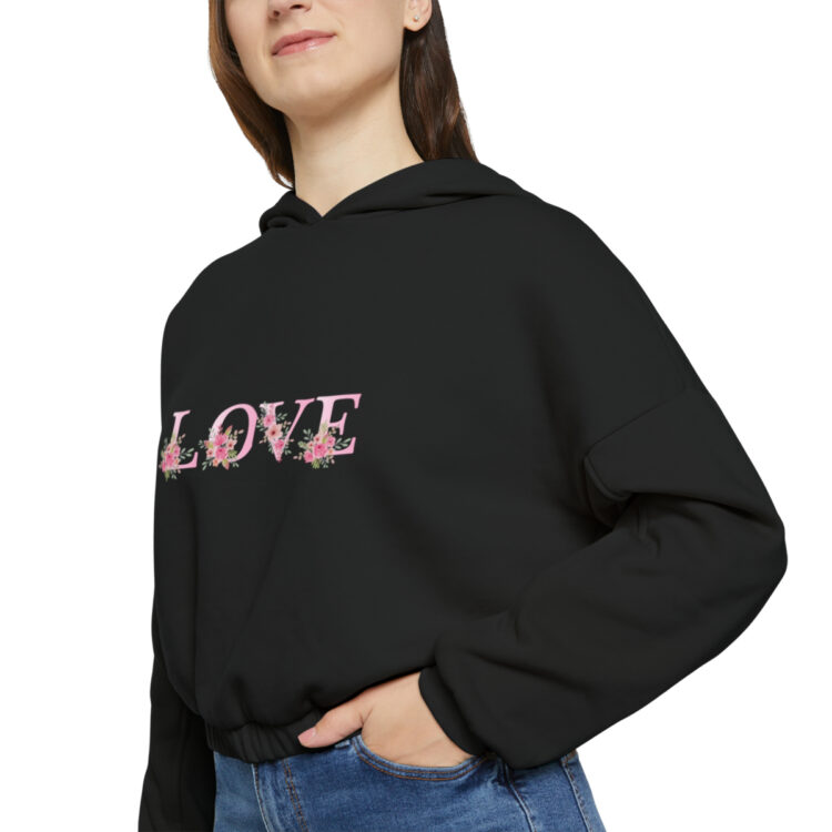 Women's Cinched Bottom Hoodie - Image 6