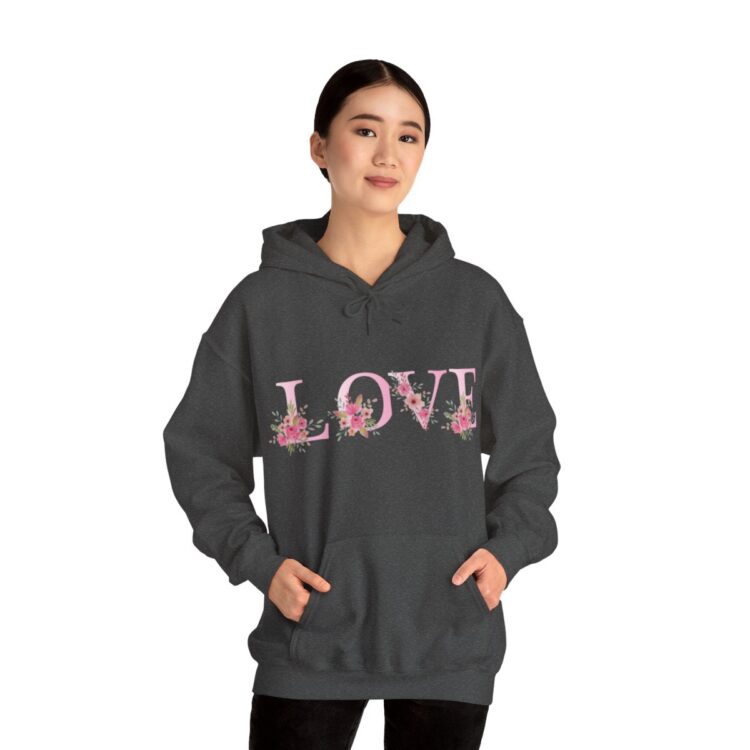 Women's "Wear Your Love" Valentine Inspired Heavy Blend™ Hooded Sweatshirt - Image 40