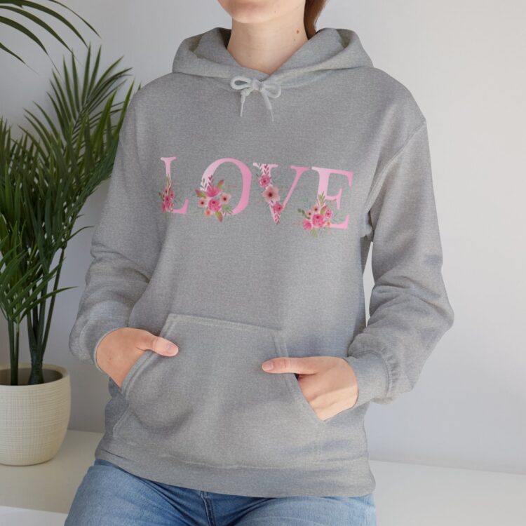 Women's "Wear Your Love" Valentine Inspired Heavy Blend™ Hooded Sweatshirt - Image 39