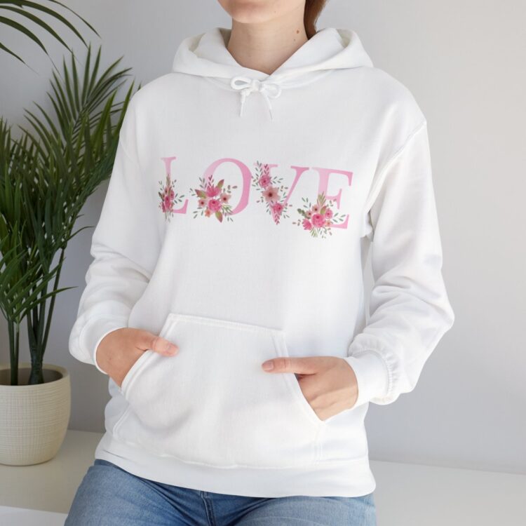 Women's "Wear Your Love" Valentine Inspired Heavy Blend™ Hooded Sweatshirt - Image 26