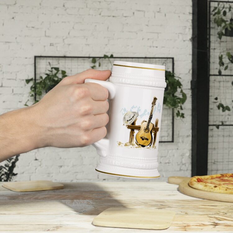 Bluegrass Music Inspired Stein Beer Mug Made Exclusively for the 2024 Bluegrass Festival in Brookdale, CA - Image 5