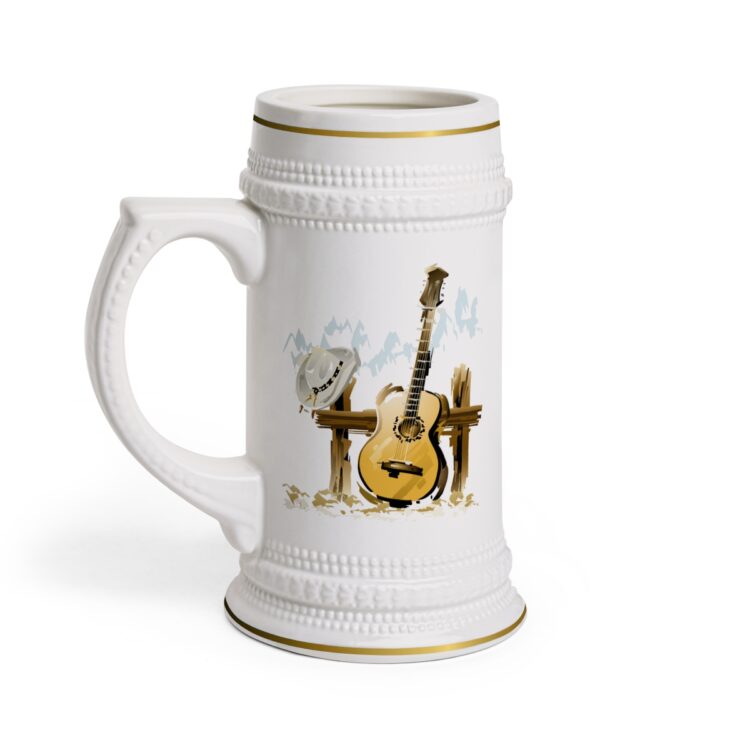 Bluegrass Music Inspired Stein Beer Mug Made Exclusively for the 2024 Bluegrass Festival in Brookdale, CA