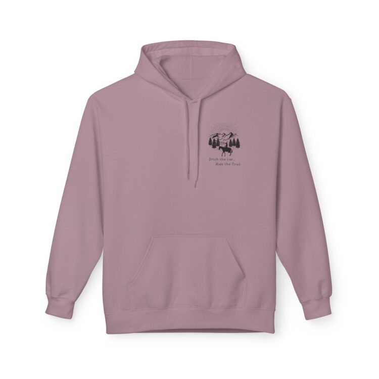 Ditch The Car - Ride the Trails Midweight Softstyle Fleece Hoodie - Image 50