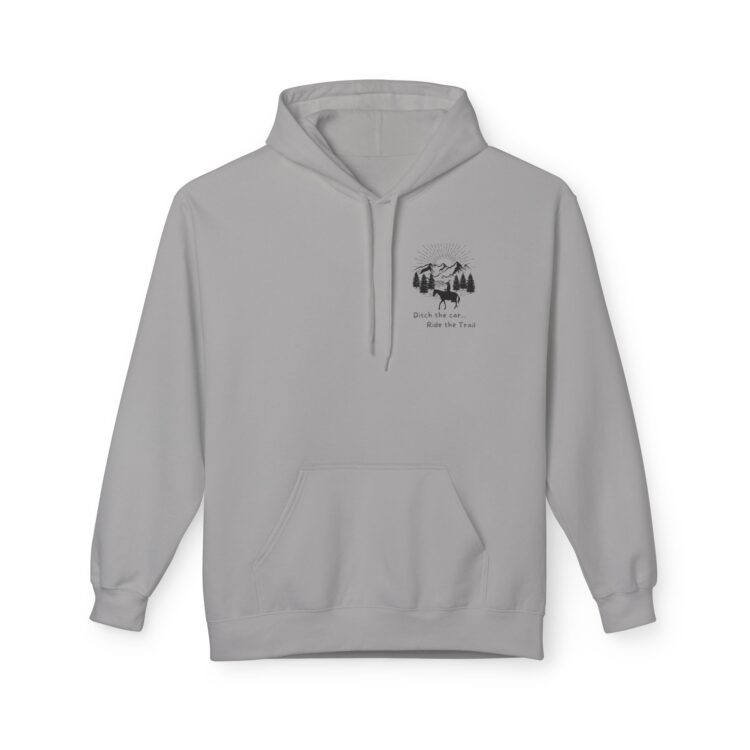 Ditch The Car - Ride the Trails Midweight Softstyle Fleece Hoodie - Image 14