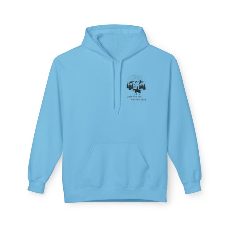 Ditch The Car - Ride the Trails Midweight Softstyle Fleece Hoodie - Image 38