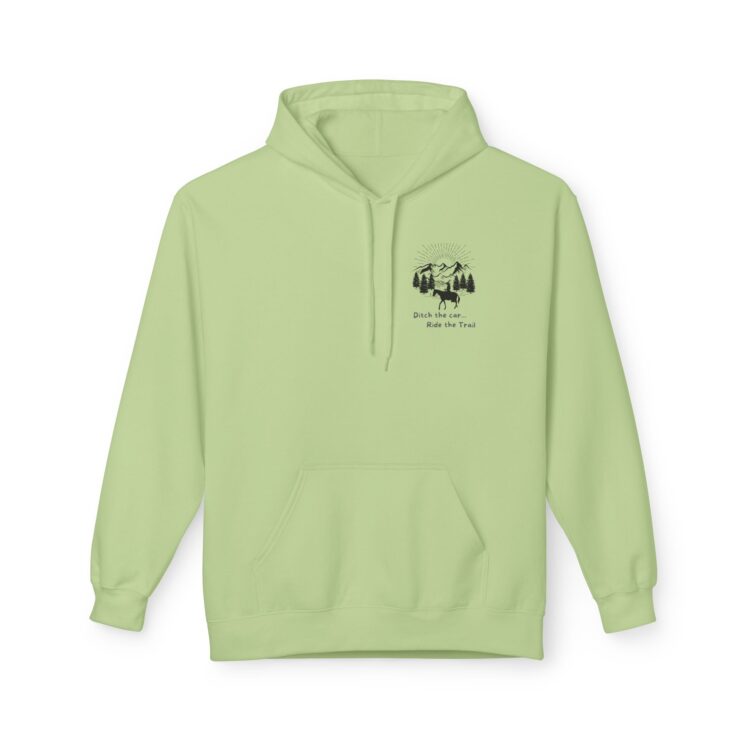 Ditch The Car - Ride the Trails Midweight Softstyle Fleece Hoodie - Image 32