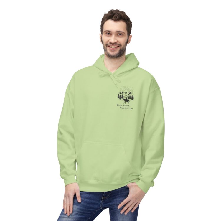 Ditch The Car - Ride the Trails Midweight Softstyle Fleece Hoodie - Image 31