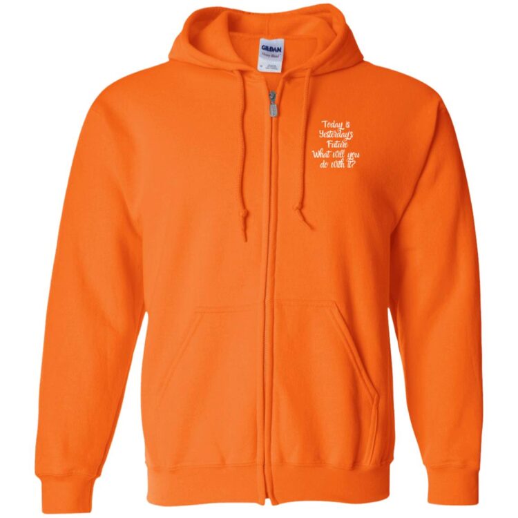 G186 Zip Up Hooded Sweatshirt - Image 2