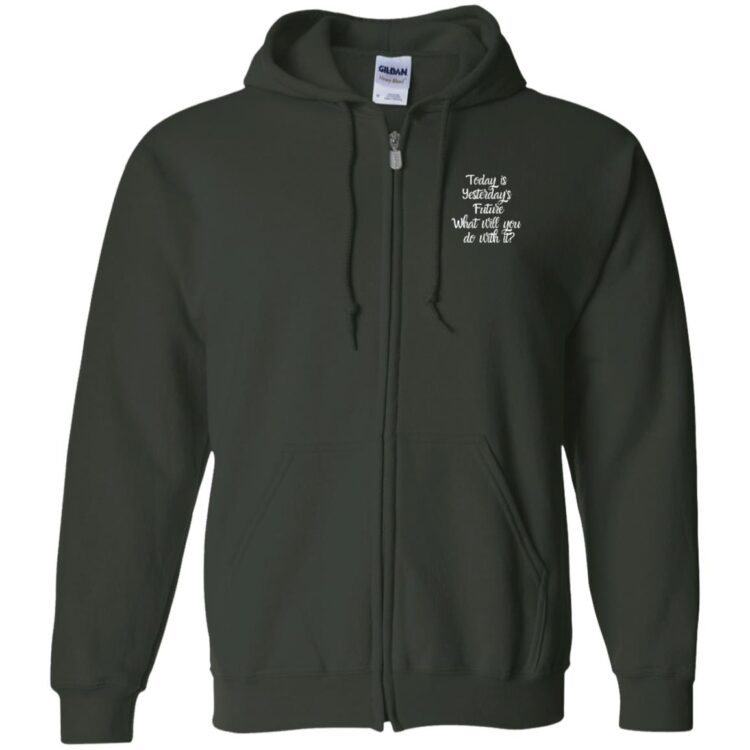 G186 Zip Up Hooded Sweatshirt - Image 3