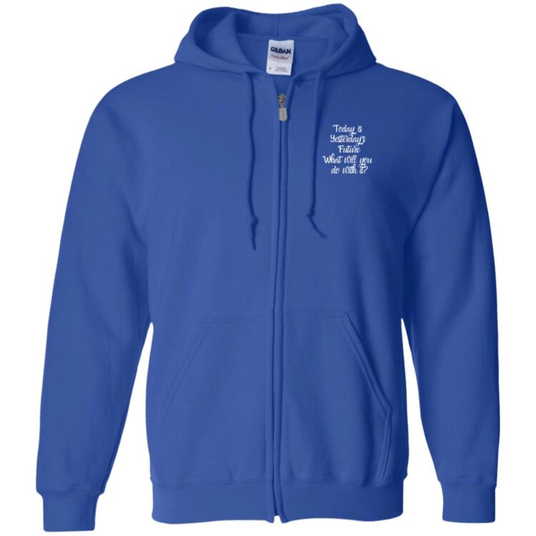 G186 Zip Up Hooded Sweatshirt - Image 4