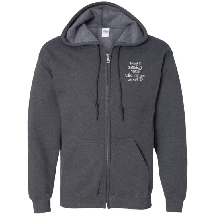 G186 Zip Up Hooded Sweatshirt - Image 8