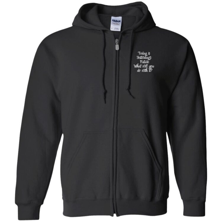 G186 Zip Up Hooded Sweatshirt - Image 6