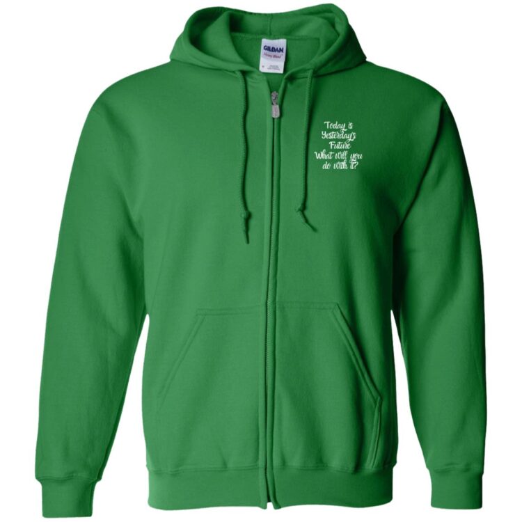 G186 Zip Up Hooded Sweatshirt - Image 12