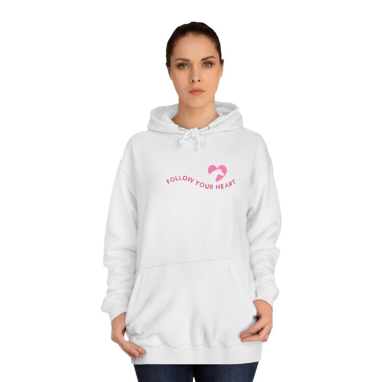 Follow Your Heart Unisex Hoodie - Cozy Casual Wear For Everyone - Image 8