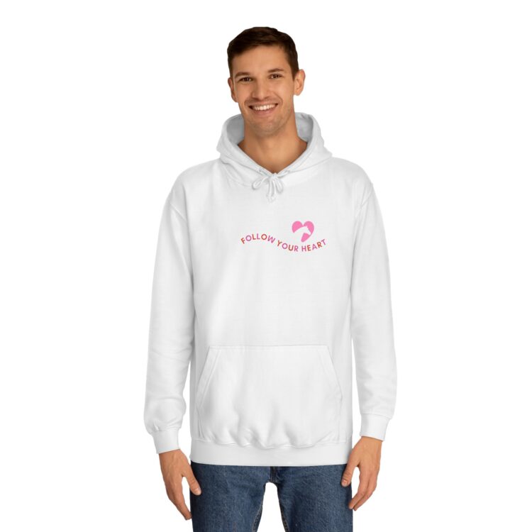 Follow Your Heart Unisex Hoodie - Cozy Casual Wear For Everyone - Image 7