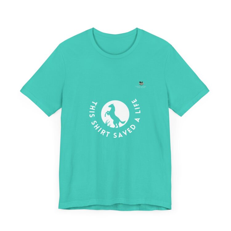 "This Shirt Saved a Life" Unisex Jersey Tee by Bella & Canvas - Image 3